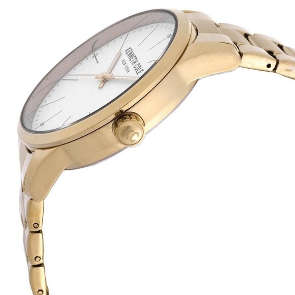 NWT Authentic Kenneth Cole New York Quartz White Dial Men's Watch - Picture 2 of 3